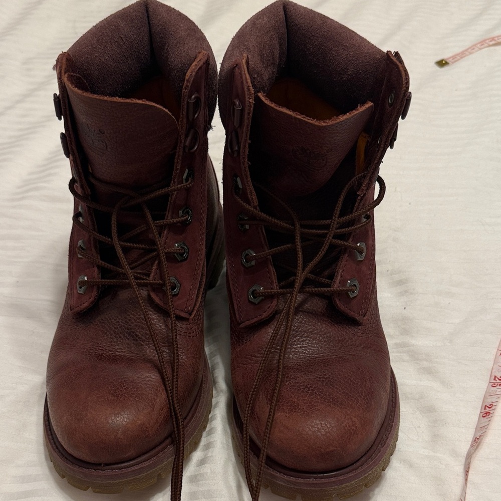 Timberland Men's Dark Brown Leather Boots